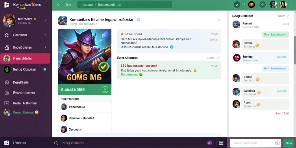 Tampilan antarmuka utama yang menarik.