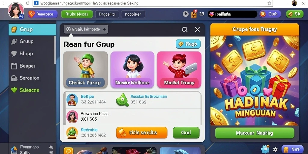 Tampilan awal game BUKIT777 yang menarik.