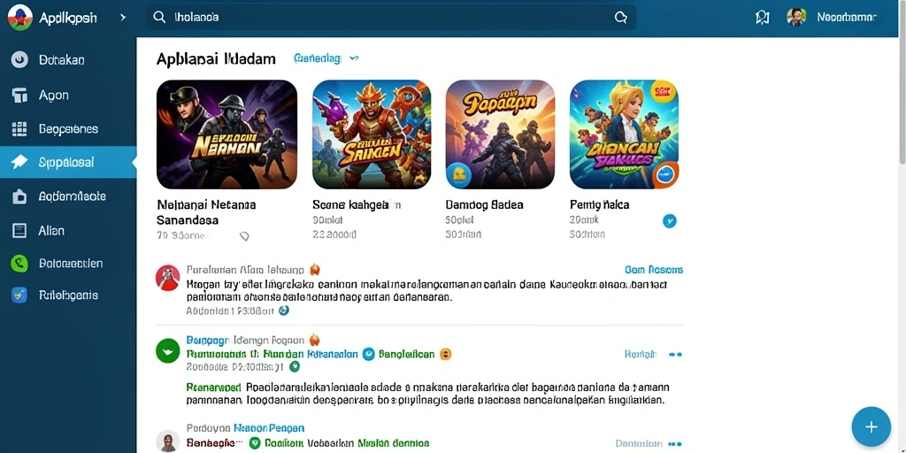 Tampilan antarmuka yang modern dan menarik.