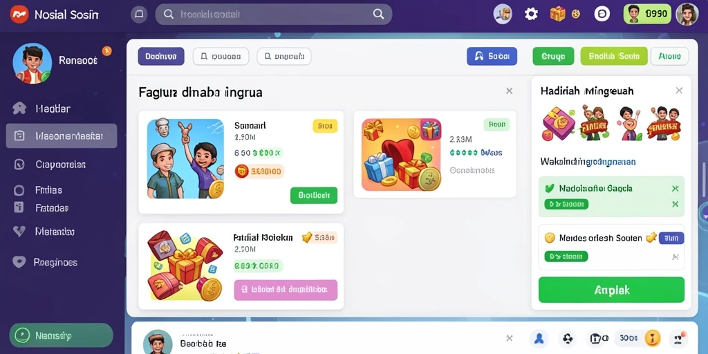 Tampilan awal aplikasi IDR89 yang menarik.