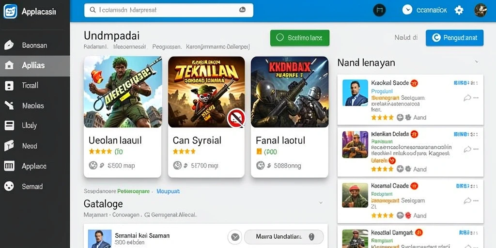Screenshot menunjukkan antarmuka pengguna yang ramah dan menarik.