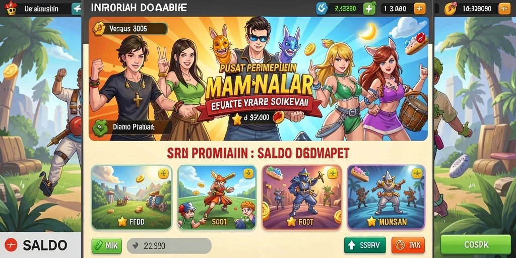 Tangkapan layar menunjukkan petualangan seru di level pertama.