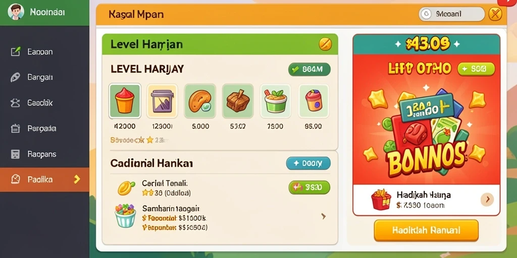 Tampilan antarmuka yang menarik dan mudah digunakan.