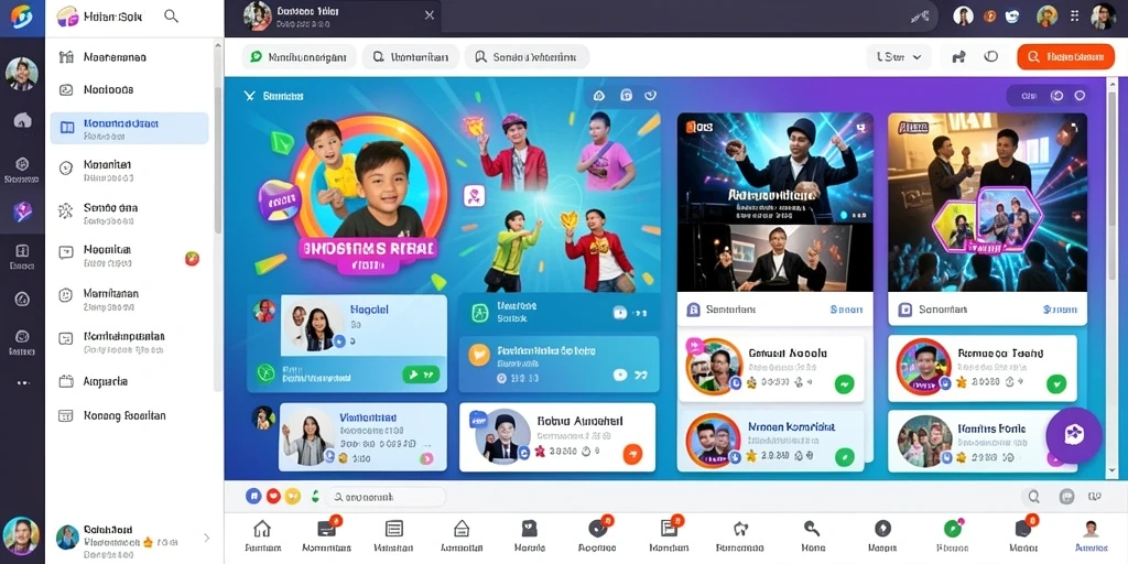 Tampilan antarmuka yang menarik dan user-friendly.