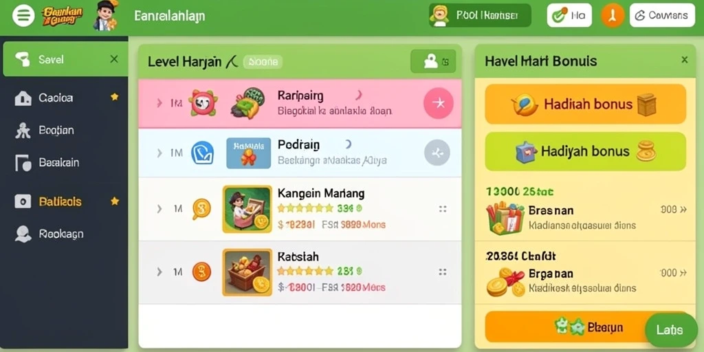 Tampilan antarmuka yang user-friendly dan menarik.