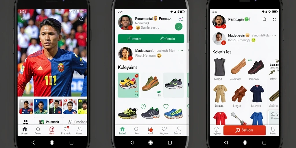 Tampilan antarmuka yang memukau dan user-friendly.