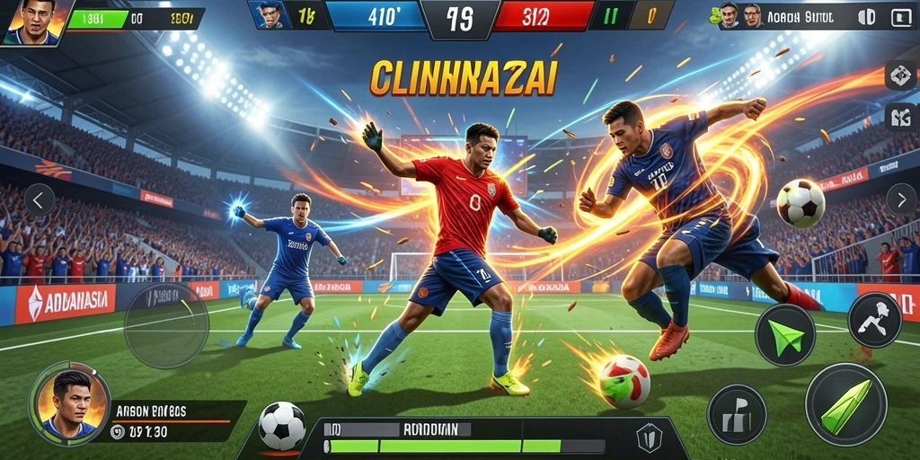 Tampilan utama permainan dengan berbagai pilihan slot.